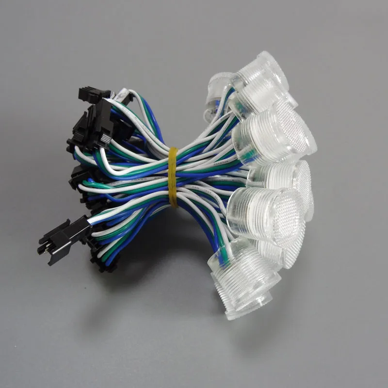 Интеллектуальный светодиодный модуль адресуемый диаметром 20 мм постоянный ток 5