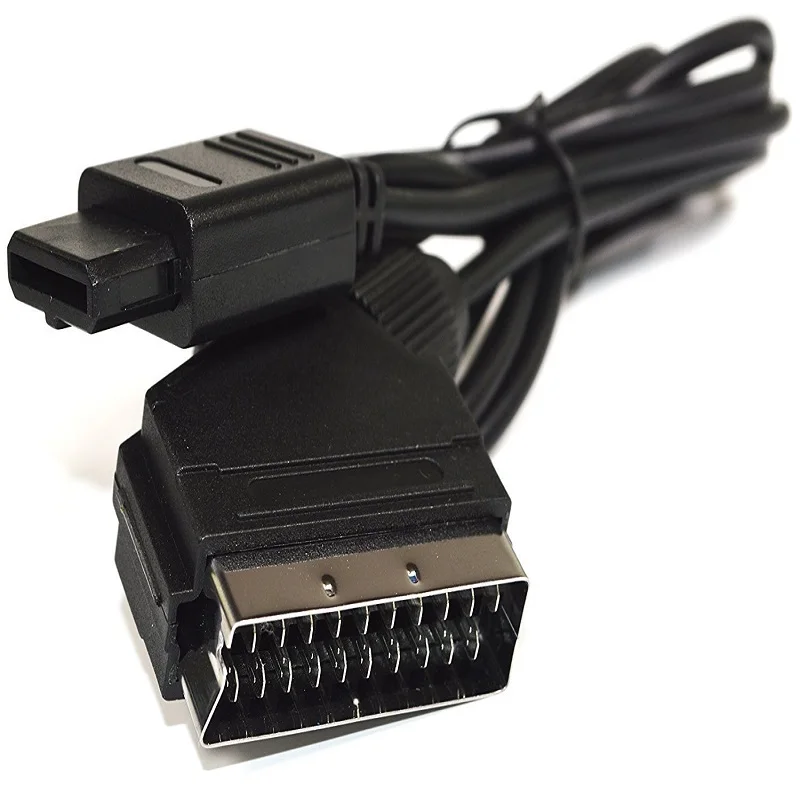 H детство 6 футов 1 8 м RGB Scart AV кабель свинца для N64 SNES NGC Gamecube|lead|lead cable |
