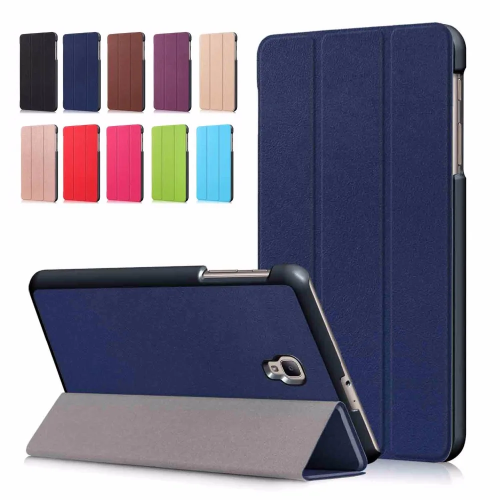 Чехол книжка из искусственной кожи для Samsung Galaxy Tab A 8 0 2017 T380 T385|cover for tablet|acer tablet
