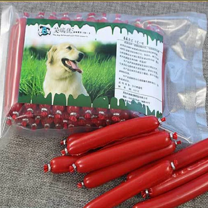 Dog Snacks Low salt low fat Chicken/Beef/Duck ham sausage hot dog Training Reward snacks Nutritious delicious food | Дом и сад