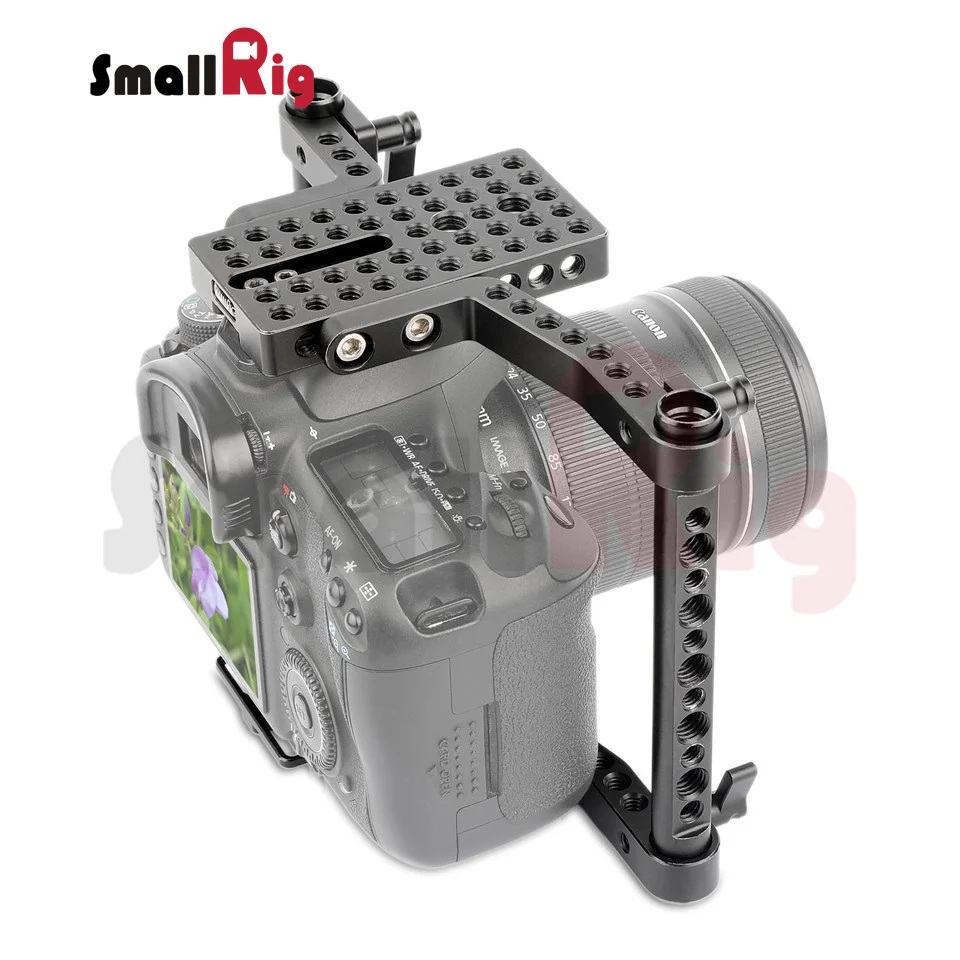 Клетка SmallRig для камеры среднего размера для Canon 50 60 70 80 6 7D MarkII 5D MarkIII 5DS для Nikon D7000 7100 7200 для sony A99-1584