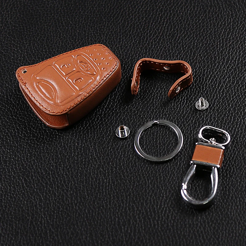 Высокое качество натуральная кожа автомобильный чехол для ключей Стайлинг