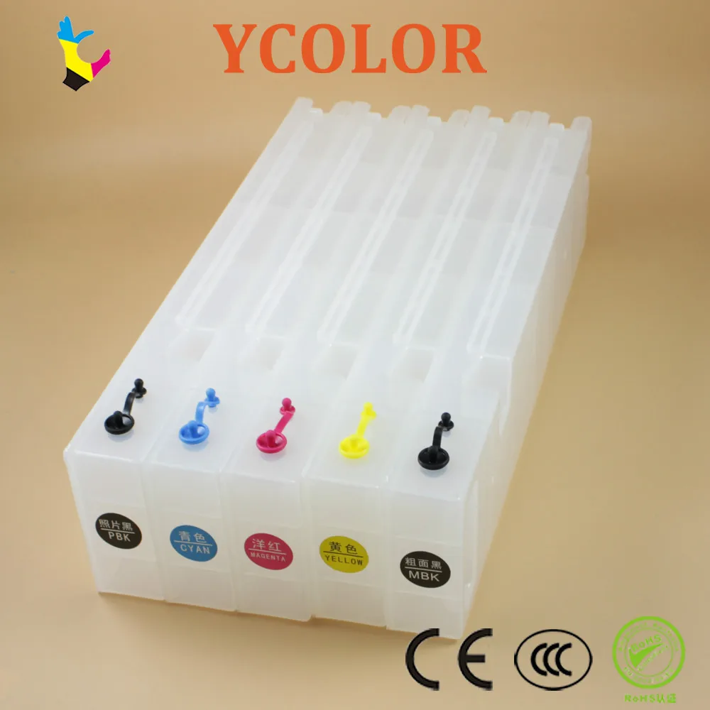 Перезаправляемый картридж 1000 мл для Epson SureColor T3070 T5070 T7070 T3000 T5000 T7000 T3270 T5270 T7270 с