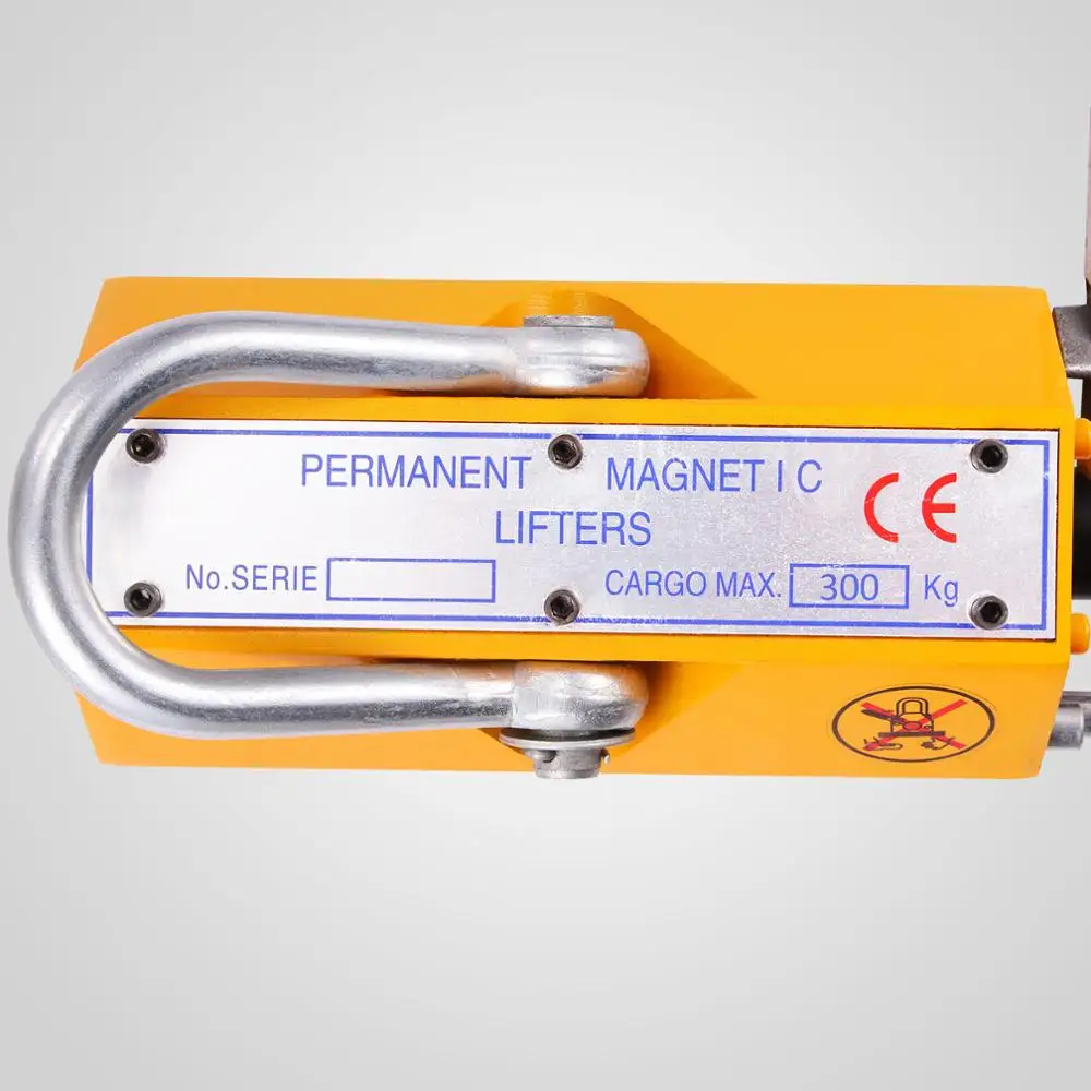 

VEVOR Lifting Cranes Magnetic lifter N42-45 Magnet Material Lifting Steel Sheets Double Safety Guaranteed Handle Lifting Tools