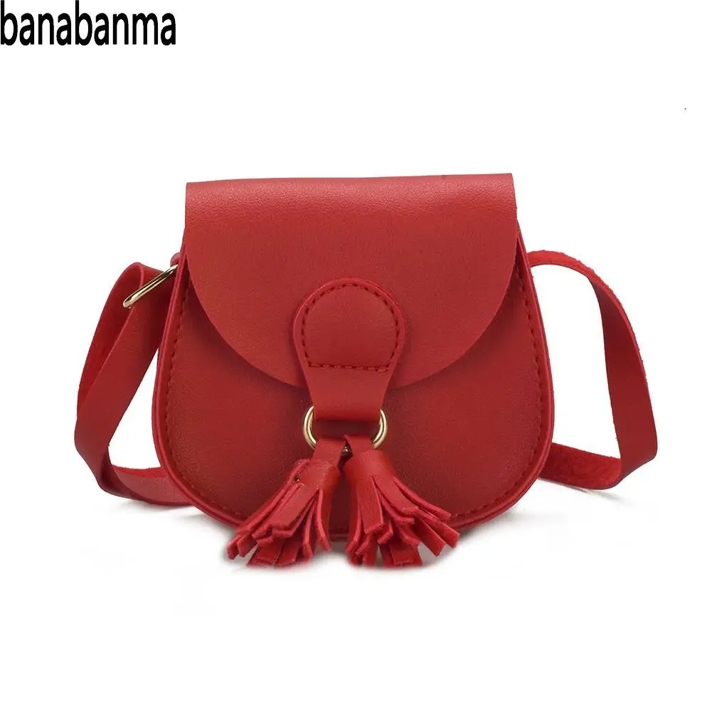 PinShang Kids Hanabag модный кошелек мини сумка переносная с кисточкой на одно плечо