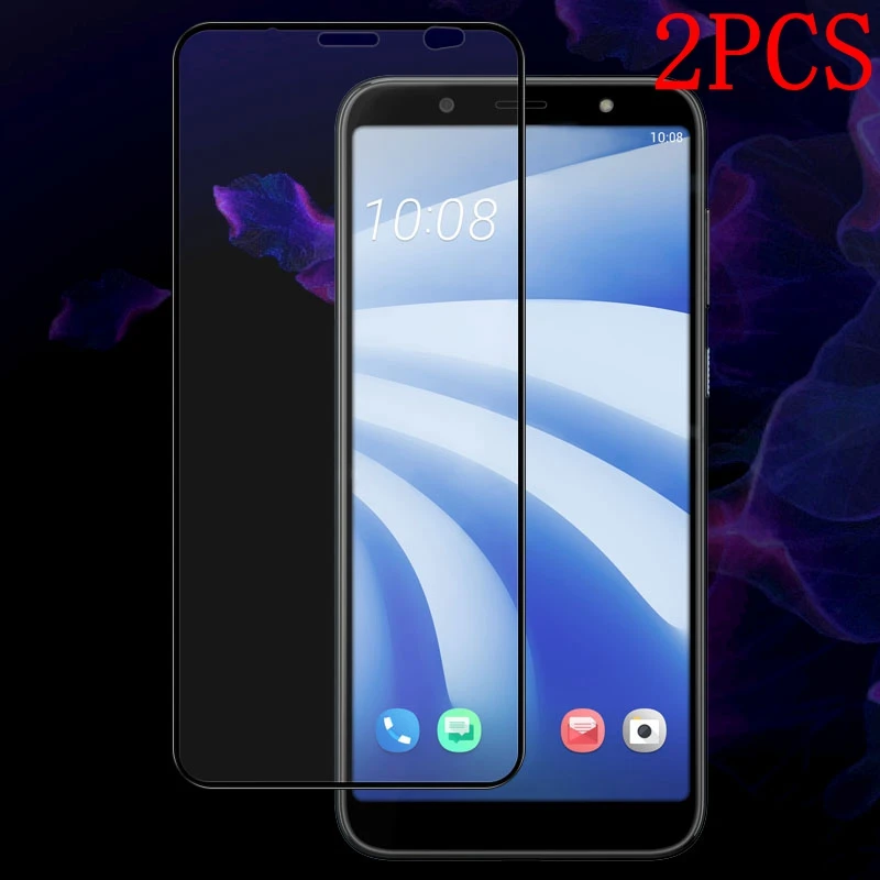 Закаленное стекло с полным покрытием для HTC U12 Lite 2 шт. защита экрана защитная