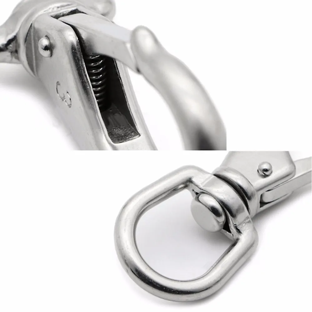 Универсальный шарнирный крючок с пружиной 2 шт. быстродействующий для домашних