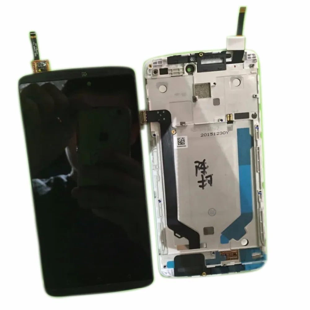 Оригинальный Для Lenovo K4 NOTE A7010 ЖК экран дисплей с рамкой Сенсорная панель