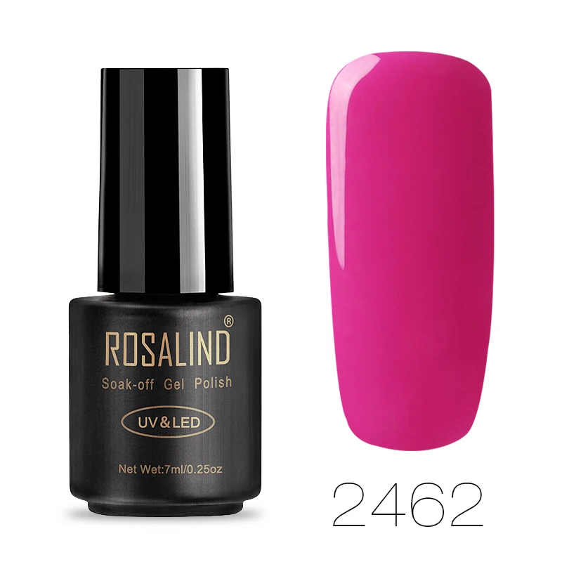 RA2462 ROSALIND гель лак набор для наращивания ногтей Vernis Полупостоянный все для маникюра Базовое покрытие ногтей УФ-гель для ногтей - Цвет: RA2462