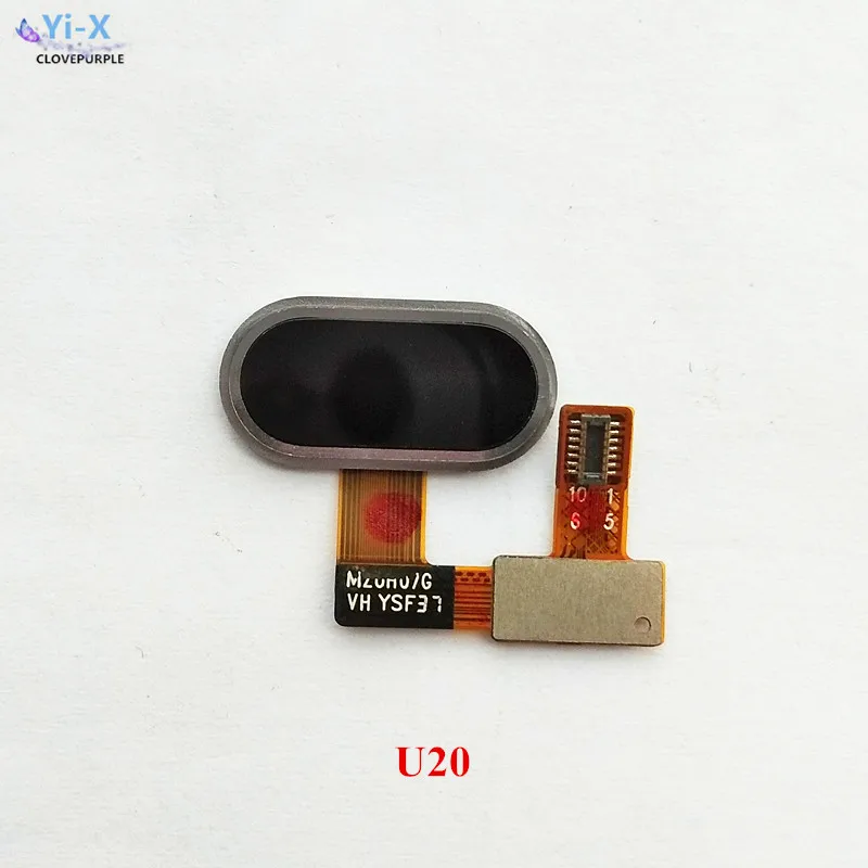 Сканер отпечатков пальцев черный/белый/золотой гибкий кабель кнопка возврата