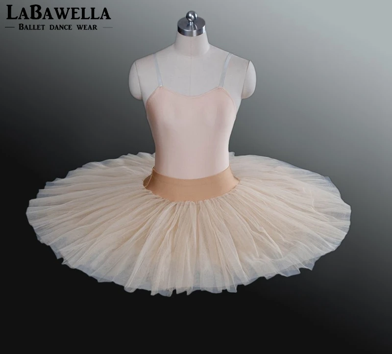 Балетная пачка розового цвета для девочек Детский костюм репетирования