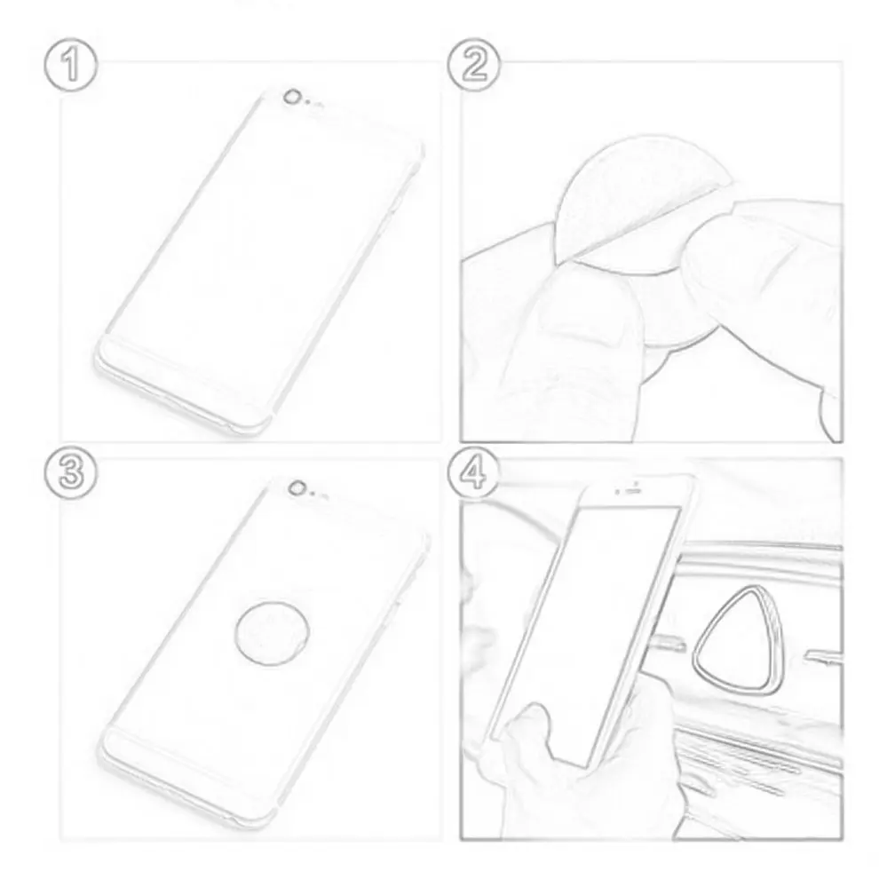 A3 вентиляционное отверстие Треугольники магнитный держатель Автомобильный