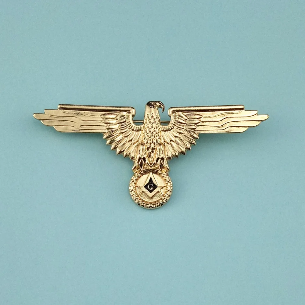 Немецкие y masonic значки немецкая брошь в форме Мейсона медаль Золотой