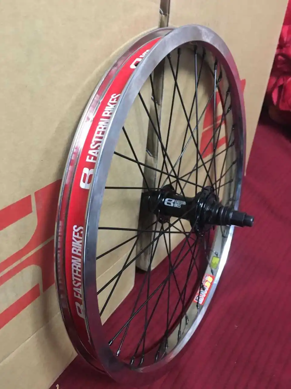 Восточные bmx бирекционные колеса bmx 9T 36h ступицы и 6061-T6 двойные стеновые диски и полосы RHD/LHD высшего уровня Сделано в Тайване