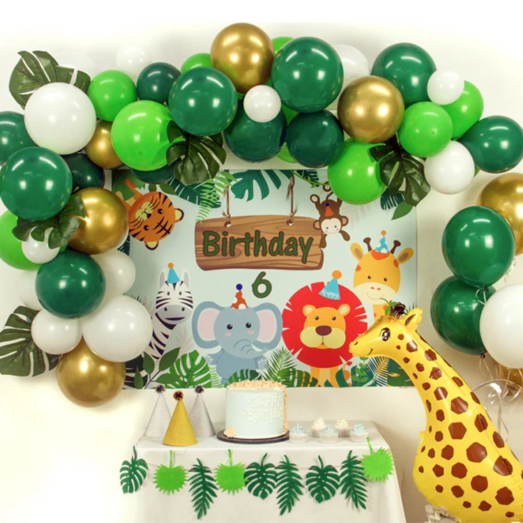 

Safari Party Jungle Animal Balloons Suitable For Birthday Party Decorations Adult Kids Birthday Party Decoration Supplies