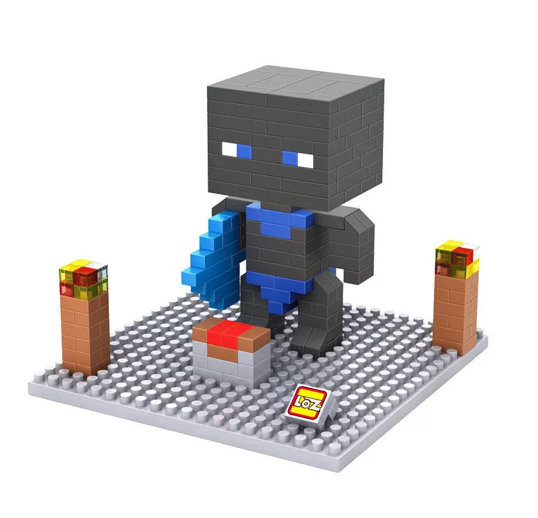 Оптовая LOZ Блоки Мультфильм Моя Игра Мини DIY Развивающие Игрушки Строительство
