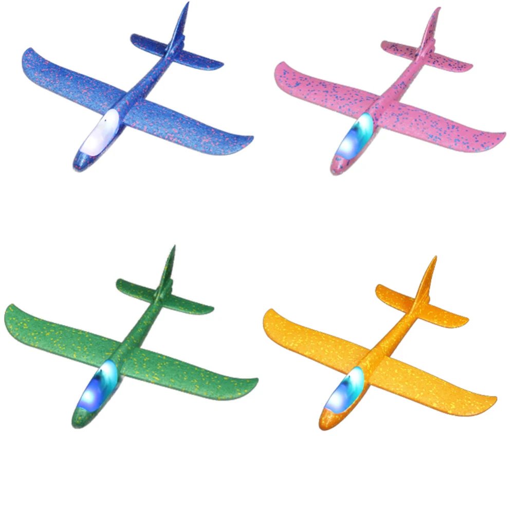 48cm Children DIY Hand Throw Flying Glider Planes Toys Foam Aeroplane Model Party Bag Fillers Plane | Игрушки и хобби