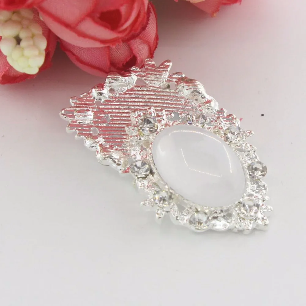 10 шт./компл. серебряные пуговицы с инкрустацией в виде головы белого цвета и куклы