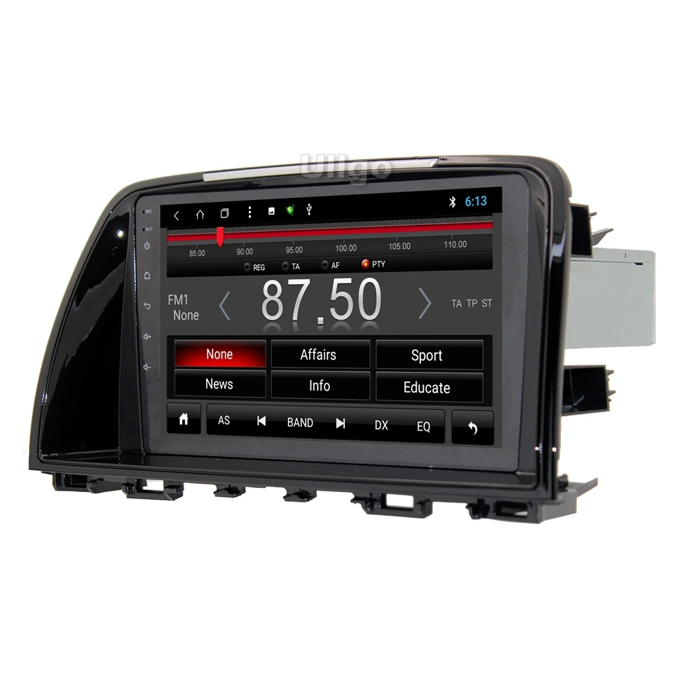 9 дюймов Восьмиядерный Android 8,1 автомобильный dvd gps для Mazda 6 Atenza 2013 Авторадио gps головное устройство автомобиля с радио Mirrorlink wifi