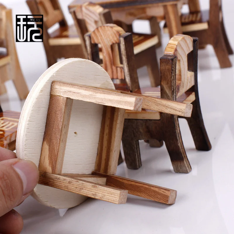 Настольная мини-модель стула 5 шт./компл. имитация Феи сада миниатюрные украшения