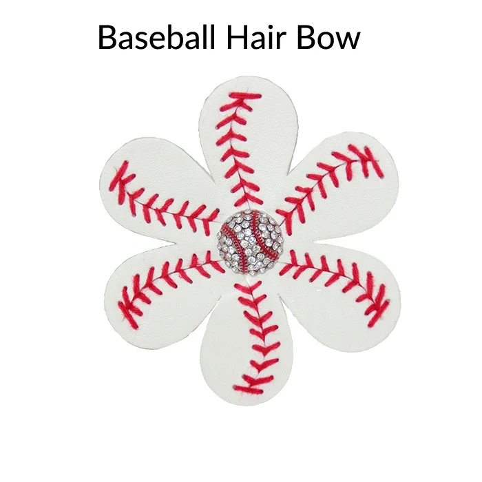 Аксессуары для волос и заколки банты с мягкими шариками бейсбольные 2019|baseball