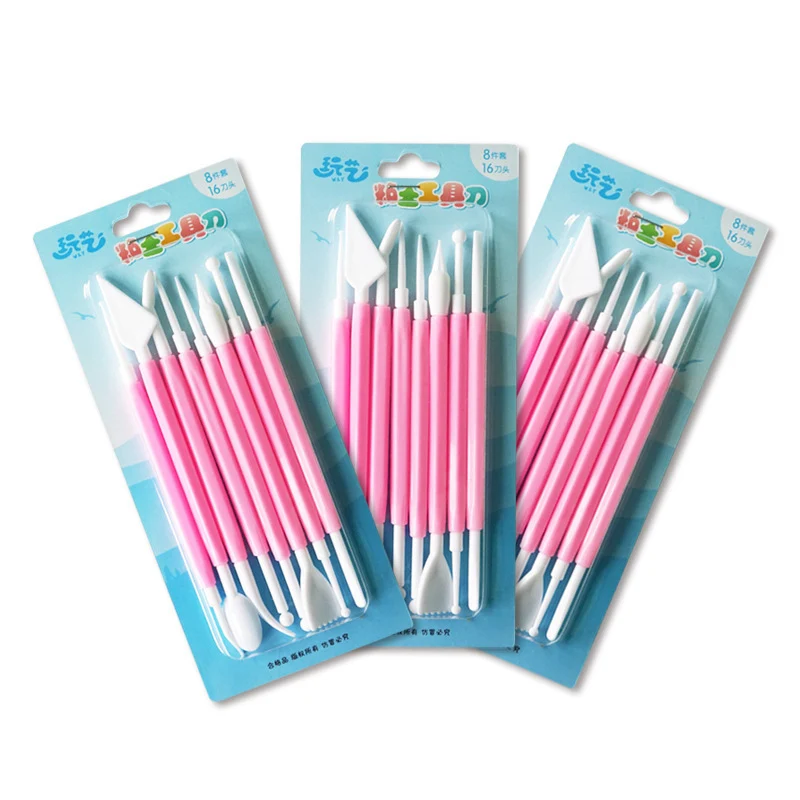 8 шт./компл. инструментов из полимерной глины пластиковый инструмент для лепки