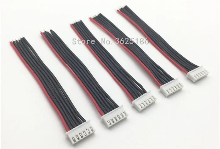 5 шт. 150 мм 2s 3s 4S 5S 6s LiPo зарядное устройство Вилка линия/провод/разъем 22AWG JST-XH балансировочный кабель 5 шт./партия
