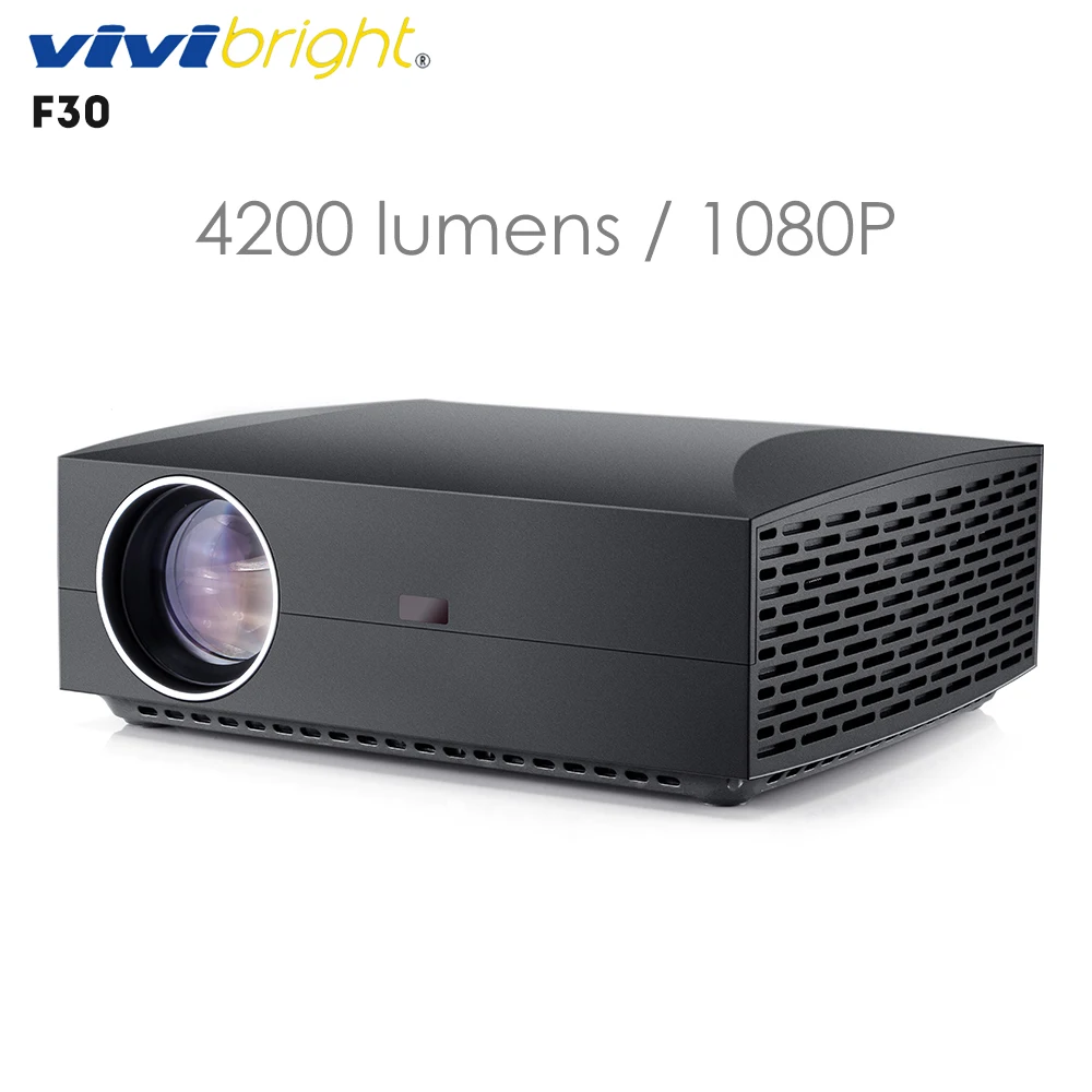 Оригинальный VIVIBRIGHT F30 ЖК проектор для дома развлечения коммерческий FHD 1920x1080 P 4200