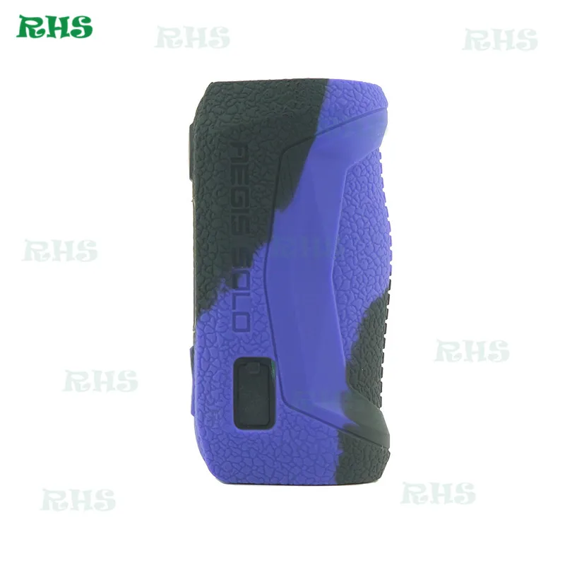black purple RHS Новые товары для дома силиконовый защитный чехол для GeekVape Aegis Solo 100W 13 цветов - Цвет: black purple