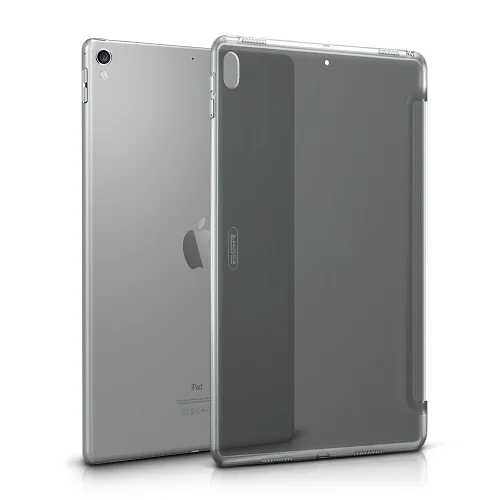 Grey Чехол для iPad Pro 10,5, Жесткий Чехол для задней панели ESR идеально подходит для смарт-клавиатуры Тонкий чехол для задней панели для iPad Pro 10,5 дюймов - Цвет: Grey