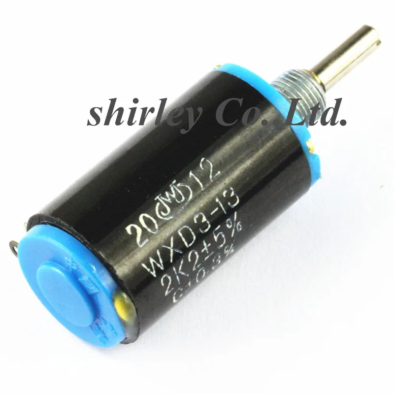 Connectors WXD3-13-2W 100 200 220 470 680 1K 2.2K 3.3K 4.7K 5.6K 6.8K 10K 22K 33K 47K 100KOhm WXD3-13 2W Wirewound Potentiometer |