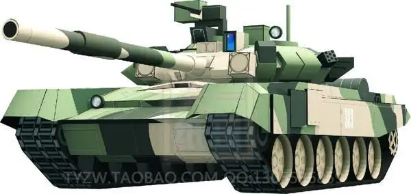 Русский T90 основные боевые танки и Военный танк DIY Бумажная модель игрушки бумажное искусство