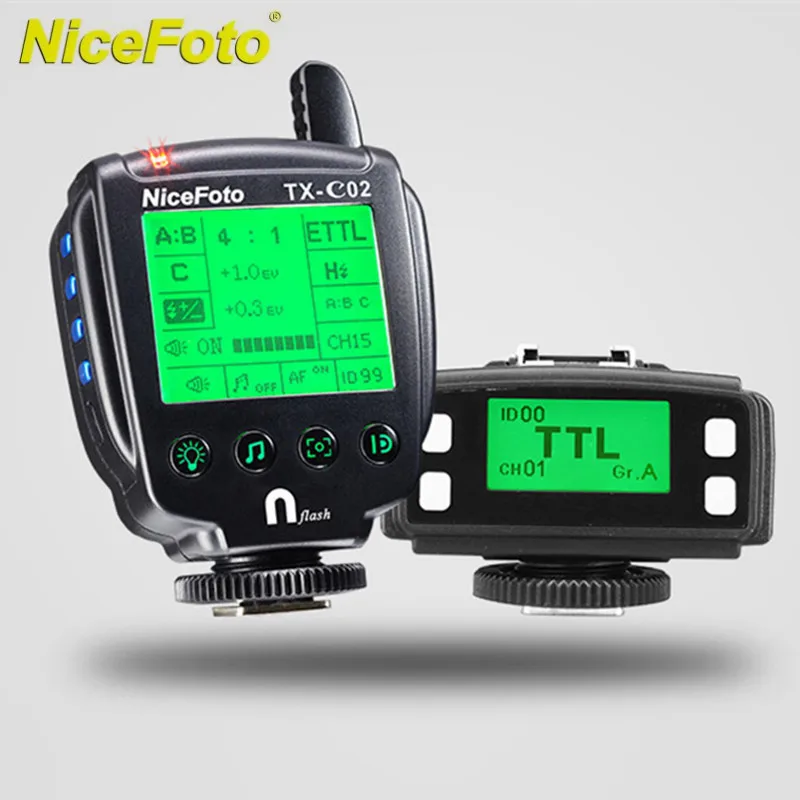 Беспроводной триггер для вспышки NICEFOTO 3 группы/15CH/99ID TTL 1/8000S синхронизация затвора