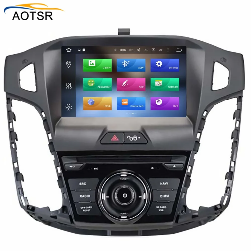 IPS экран Android 8 0 автомобильный DVD мультимедийный плеер головное устройство для Ford