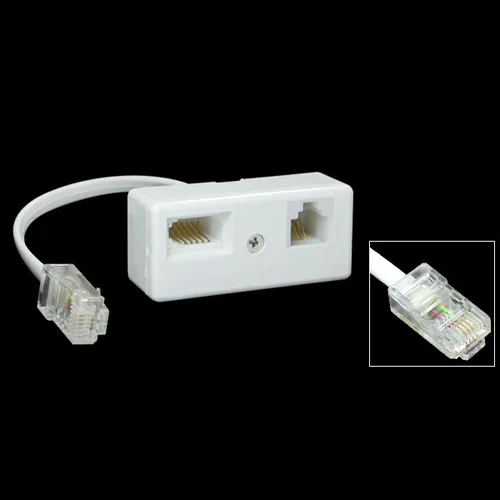 Высокое качество RJ45 разъем для BT RJ11 вторичный разделитель телефонный адаптер |