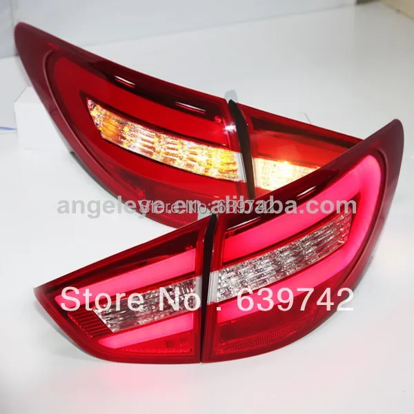 

2010-2013 year for Hyundai Tucson IX35 LED Strip Rear Light Red White Color