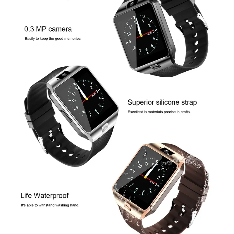 Bluetooth DZ09 Смарт часы Relogio Android Smartwatch телефонный звонок SIM TF камера для IOS iPhone Samsung HUAWEI