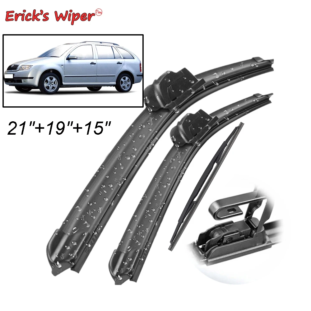 Набор стеклоочистителей Erick's для Skoda Fabia 6Y Hatchback Estate 1999 2007 21/19/15