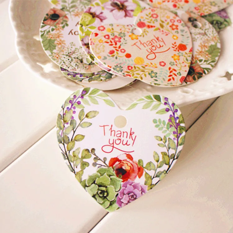 Спасибо 95 шт. в форме сердца фиолетовая гирлянда цветочный дизайн бумажные