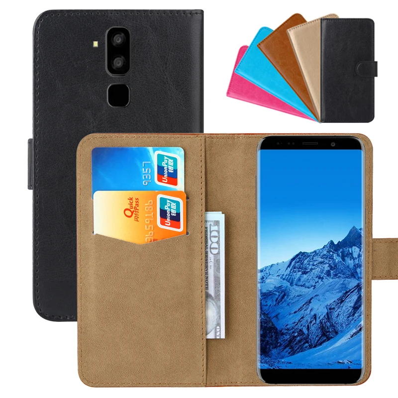 

Luxury Wallet Case For Meiigoo S8 PU Leather Retro Flip Cover Magnetic Fashion Cases Strap