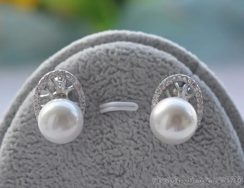 Бесплатная доставка 12 мм круглые белые жемчужные овальные серьги с инкрустацией|earrings free shipping|free shipping earringshook