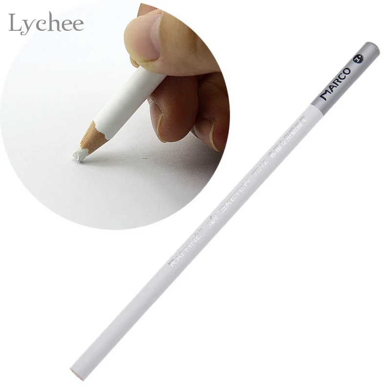 Lychee Life 4 шт. белый пастельный карандаш DIY ручной работы инструмент для