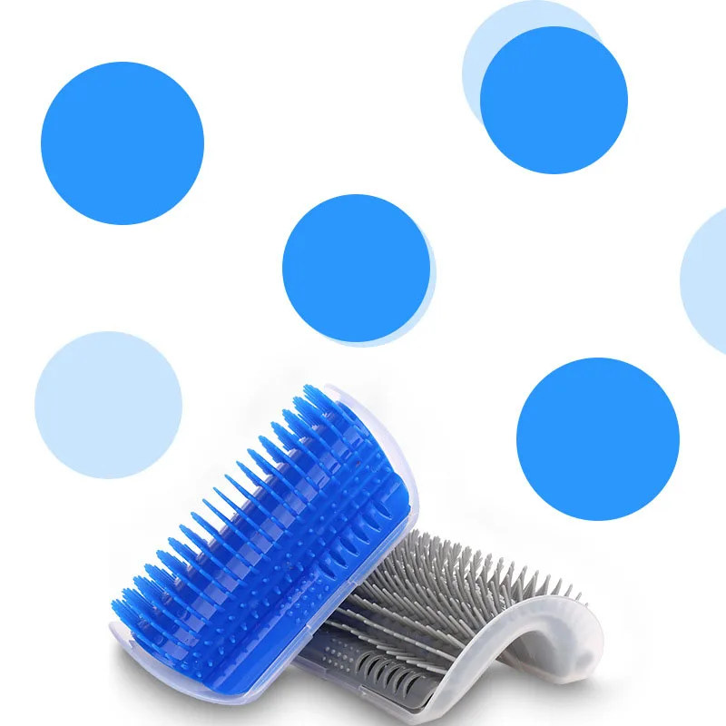 4 цвета игрушка для домашних животных угловая щетка расческа игр кошек