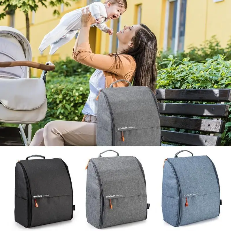 Сумка для подгузников многофункциональная вместительная водонепроницаемая