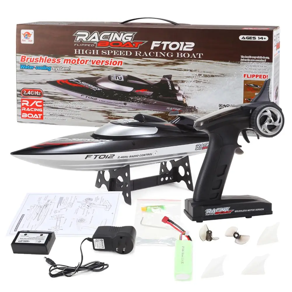 Высокоскоростная радиоуправляемая лодка для детей игрушки подарок FT012