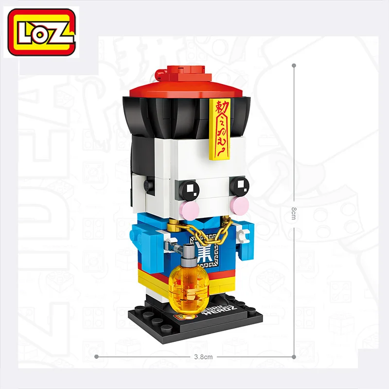 LOZ цифры головы мини блоки модели сборки DIY самоконтрящаяся Кирпичи мультфильм