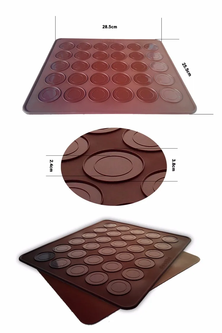 Luyou 1 шт. Силиконовые чехлы в форме печенья на мгновенной проявки Macaroon форма для