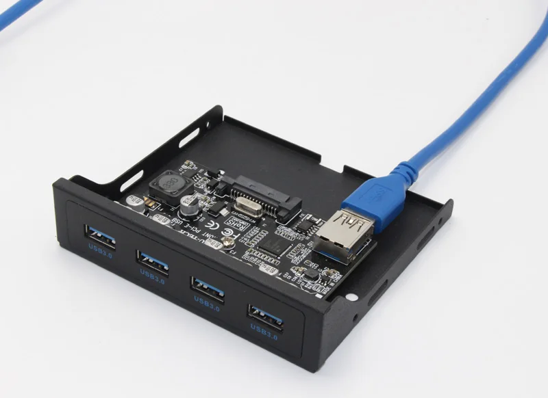 Плата расширения PCI E на USB 3 0 для передней панели ПК адаптер PCIE 5 дюйма Кронштейн