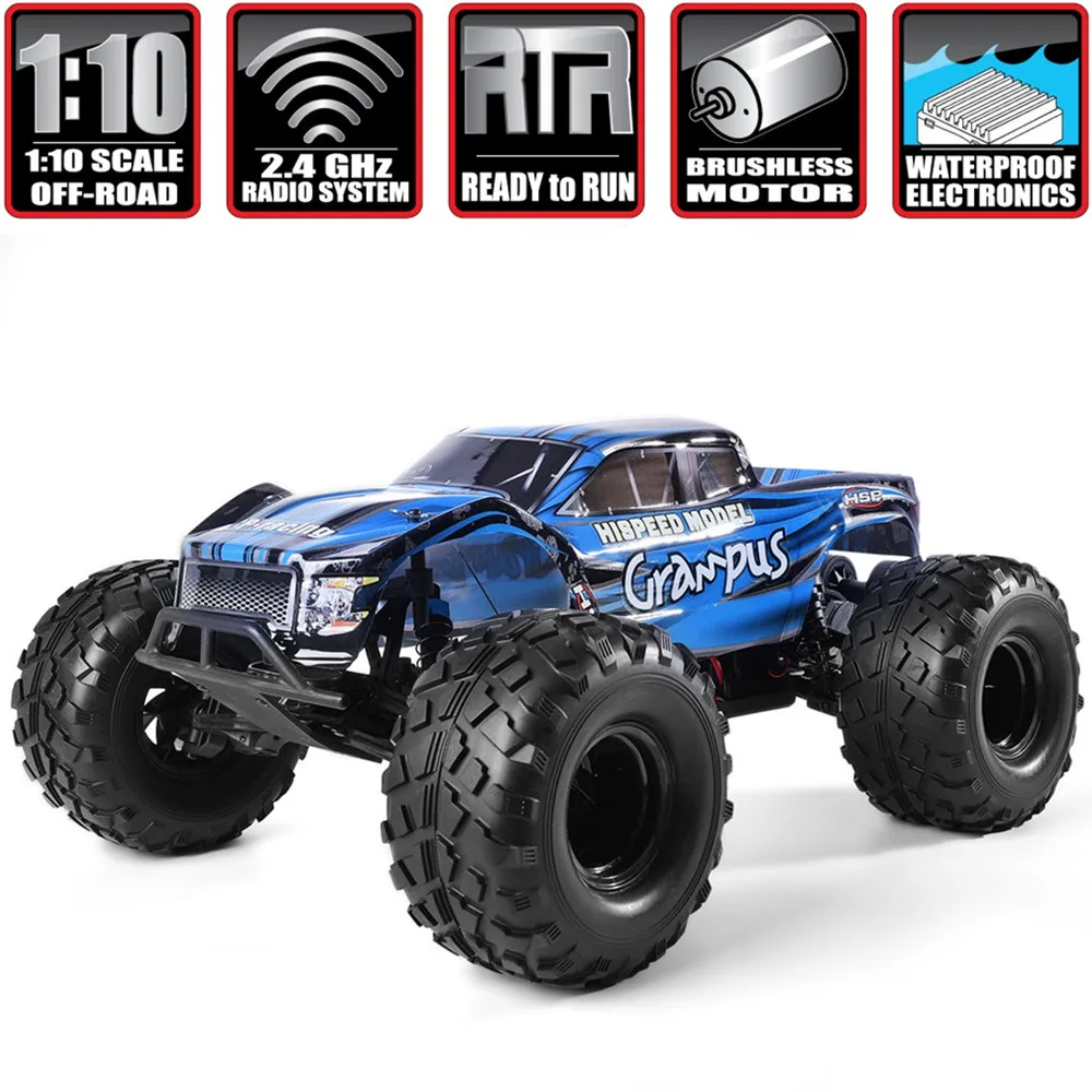 HSP RC автомобиль 1/10 Scale внедорожный монстр грузовик 94601PRO электрическая мощность