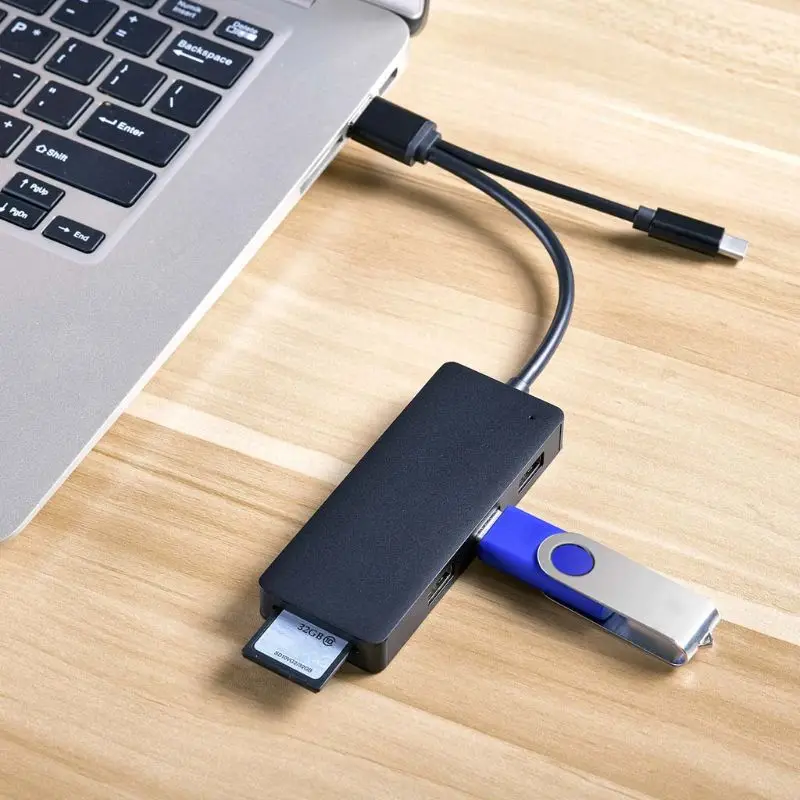 USB 3 0 + Micro type C SD CF считыватель карт памяти порта концентратор для samsung huawei Android